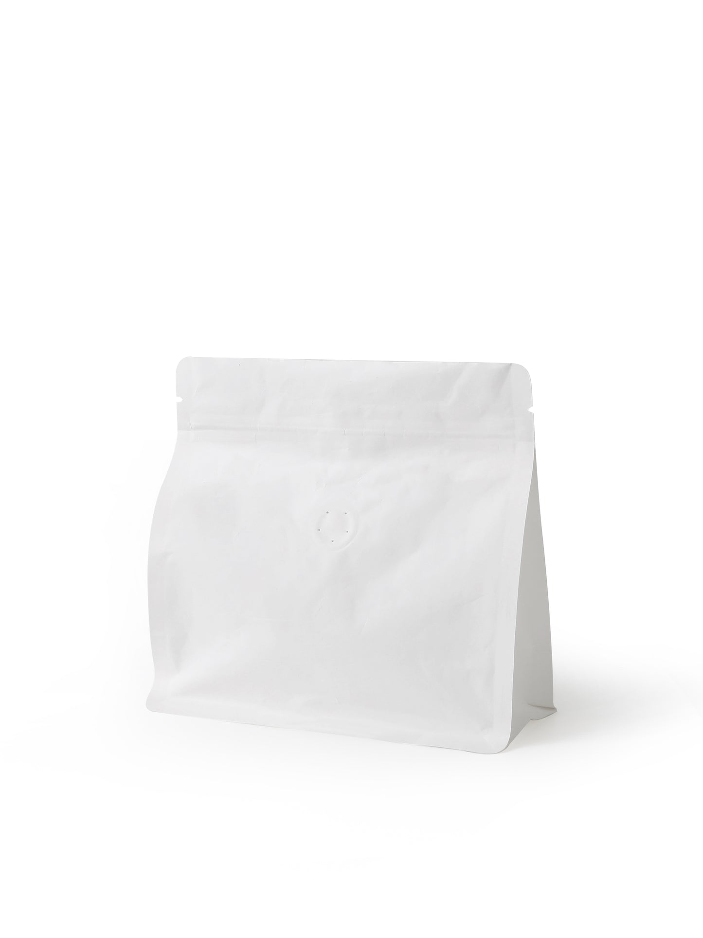 100 Bolsa Cuadrada 250g COMPOSTABLE con Válvula y Cierre NORMAL