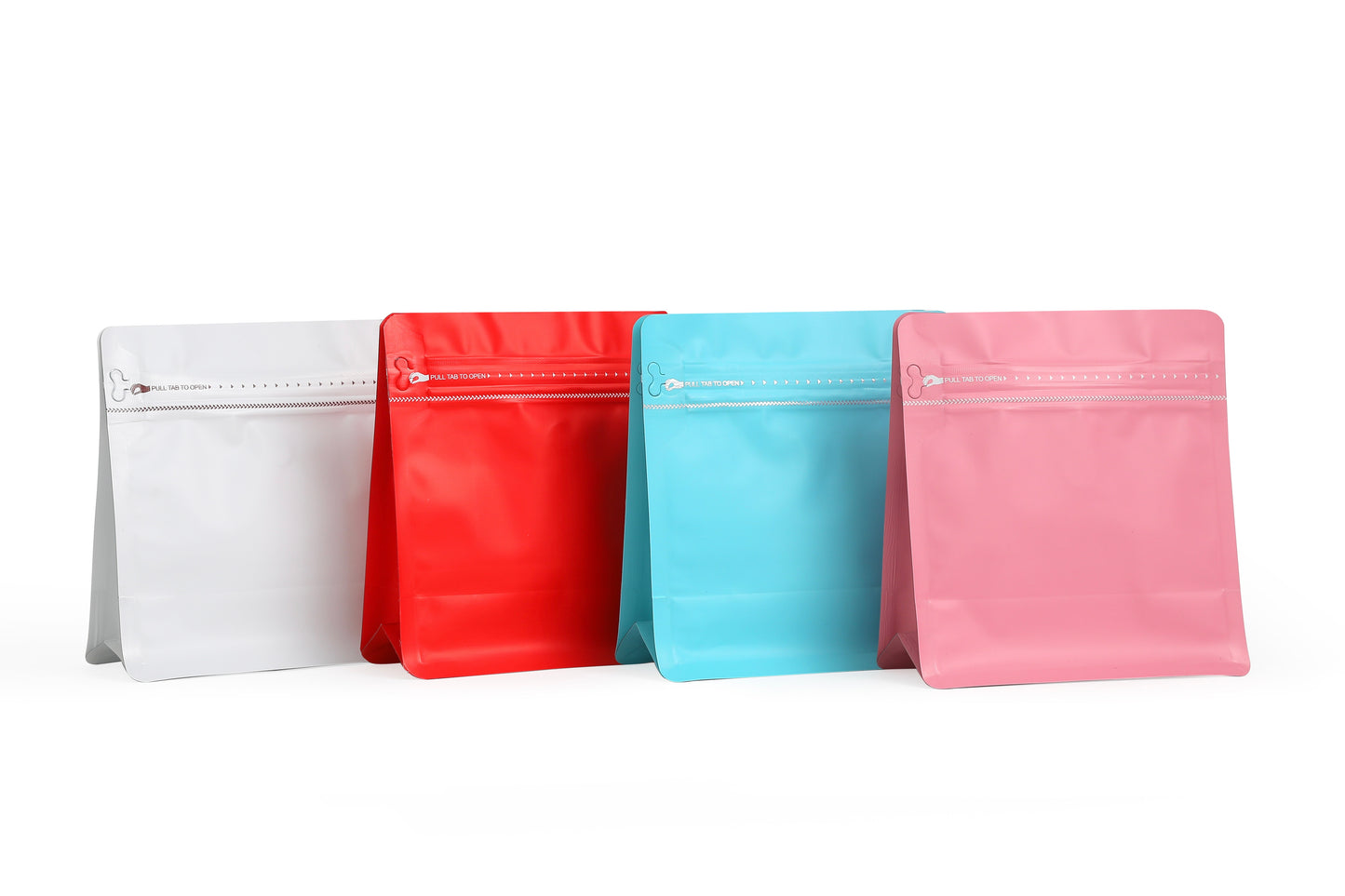 50 Bolsas Cuadrada 250g con Válvula y Cierre Zipper