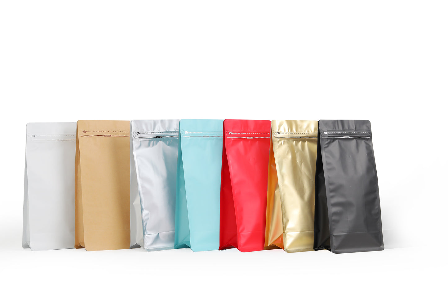100 Bolsa Vertical 1kg con Válvula y Cierre Zipper