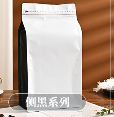 100 Bolsas para Café 2/3kg Tipo Octagonal Vertical con Válvula y Zipper de Fácil Apertura