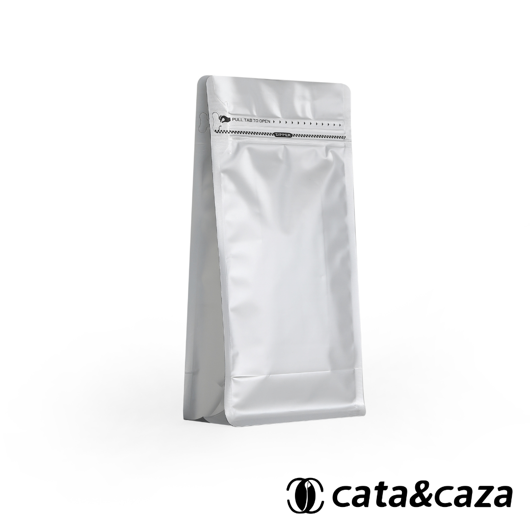 50 Bolsas Vertical 500g con Válvula y Cierre Zipper
