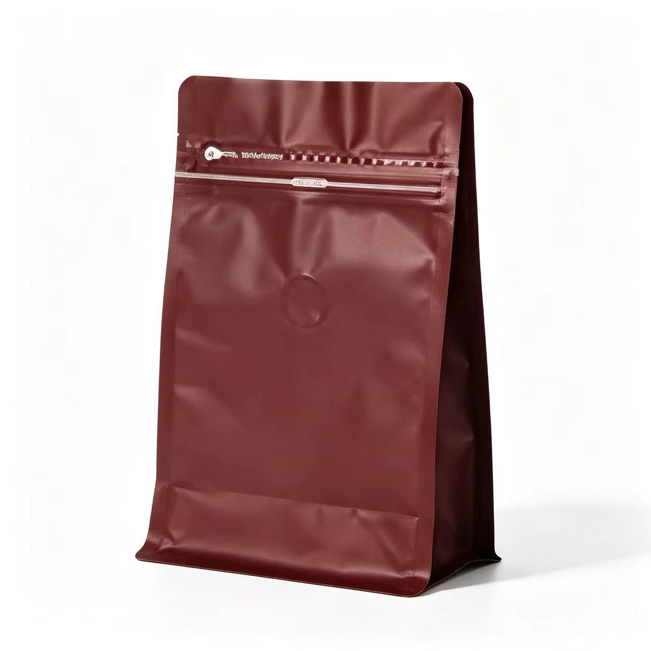 100 Bolsas para Café 250g Fondo Plano con Válvula, Easy Zipper y Sellado Térmico | Paquete de 100