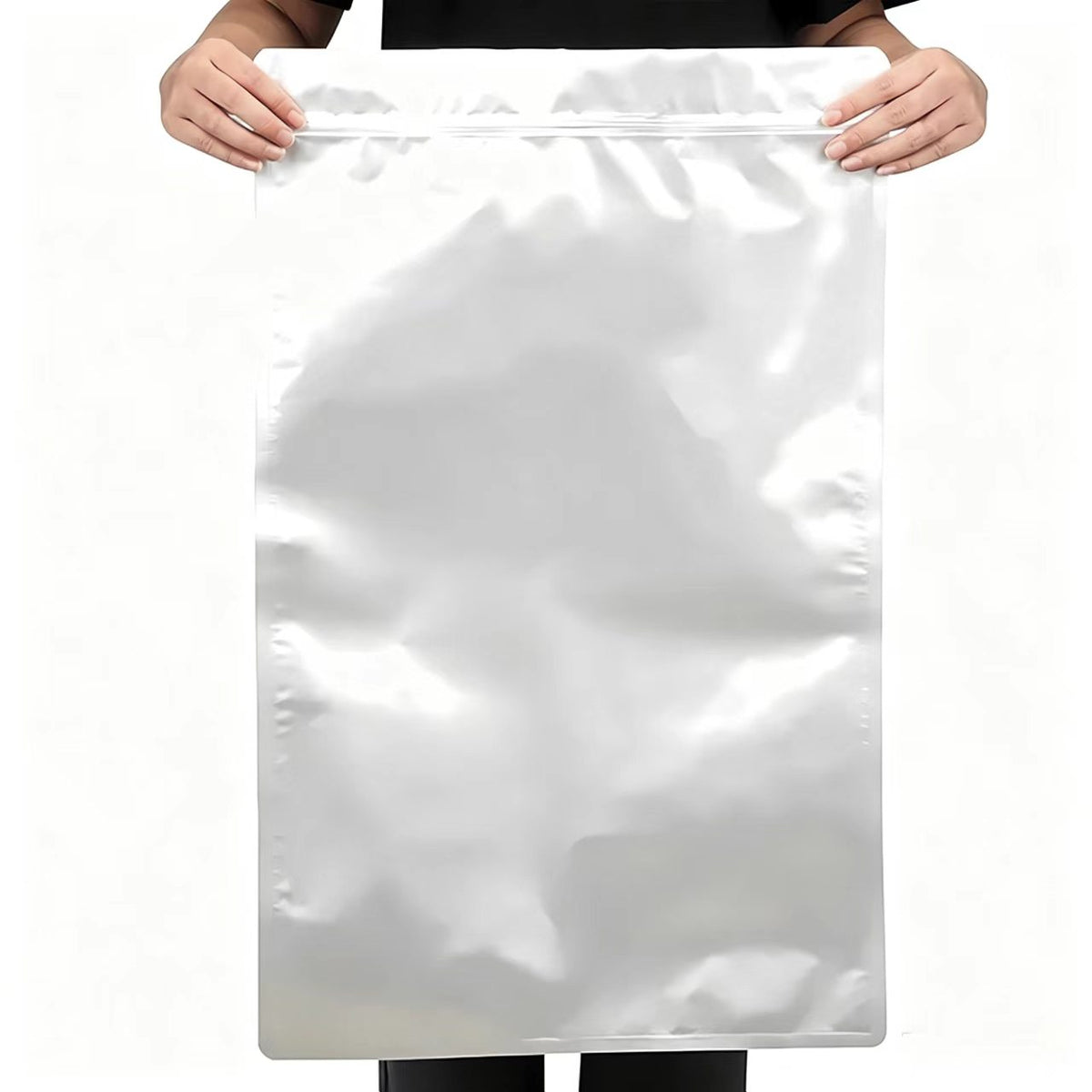 50 Bolsa de Aluminio Estilo Almohada con Ziploc 10kg