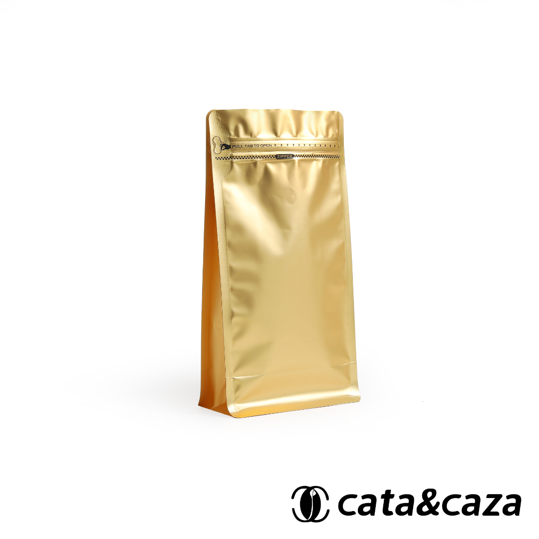 50 Bolsas Vertical 500g con Válvula y Cierre Zipper
