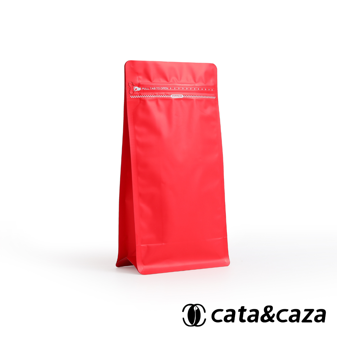 50 Bolsas Vertical 500g con Válvula y Cierre Zipper