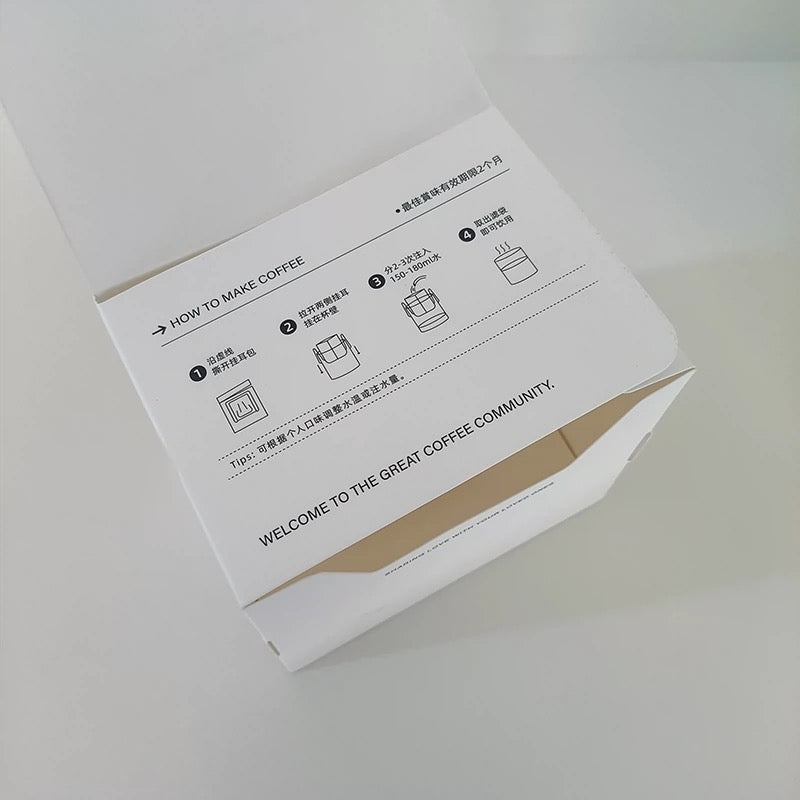 Caja para 10 Drippers de café