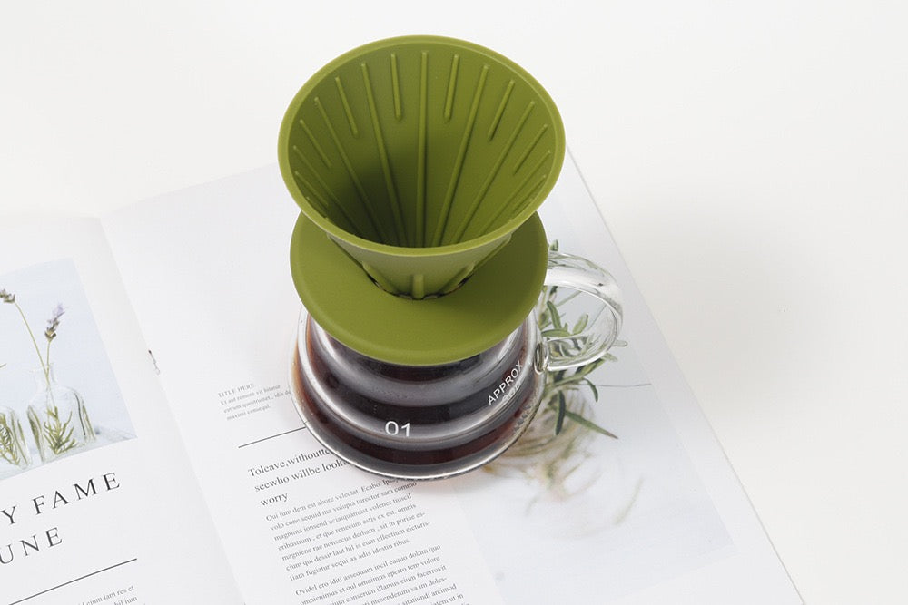 Brewer Cono V60 Silicon Doble velocidad Tamaño 01