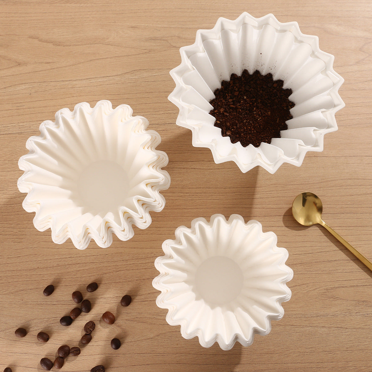 50 Filtro de Papel para Kalita Wave 155/185