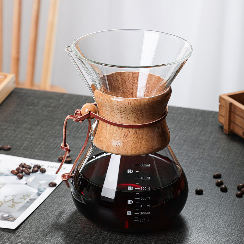 Brewer de café tipo Chemex 400/600/800ml