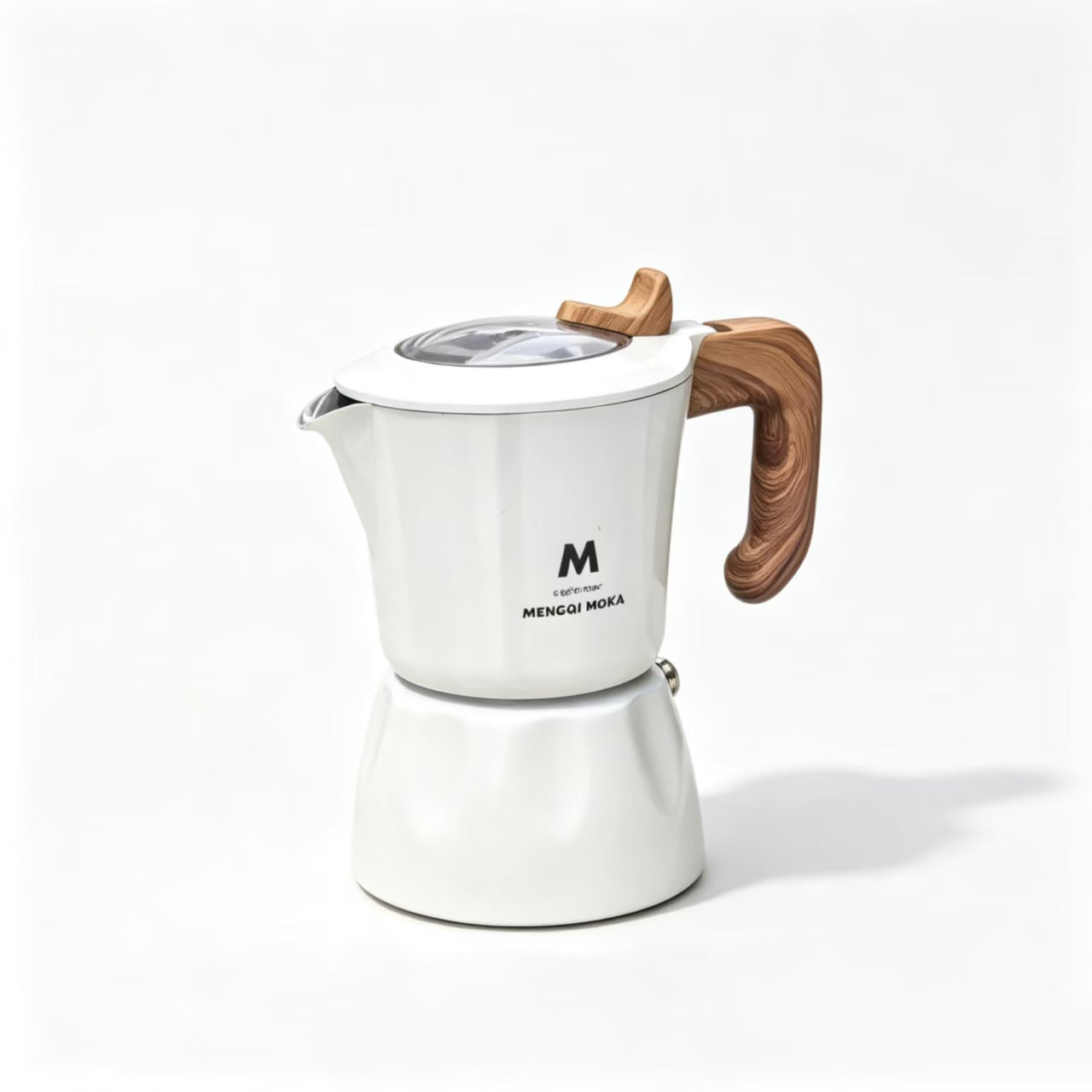 Moka exprés de doble válvula, cafetera espresso italiana