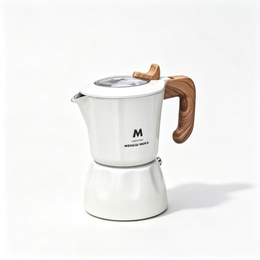 Moka exprés de doble válvula, cafetera espresso italiana