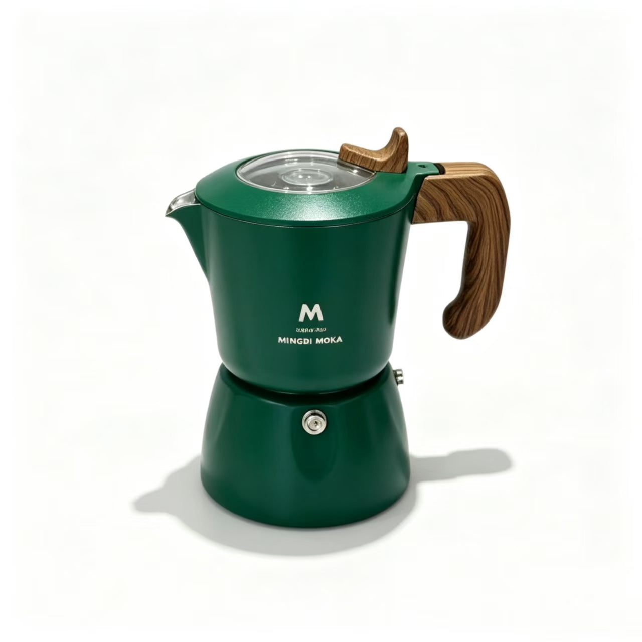 Moka exprés de doble válvula, cafetera espresso italiana