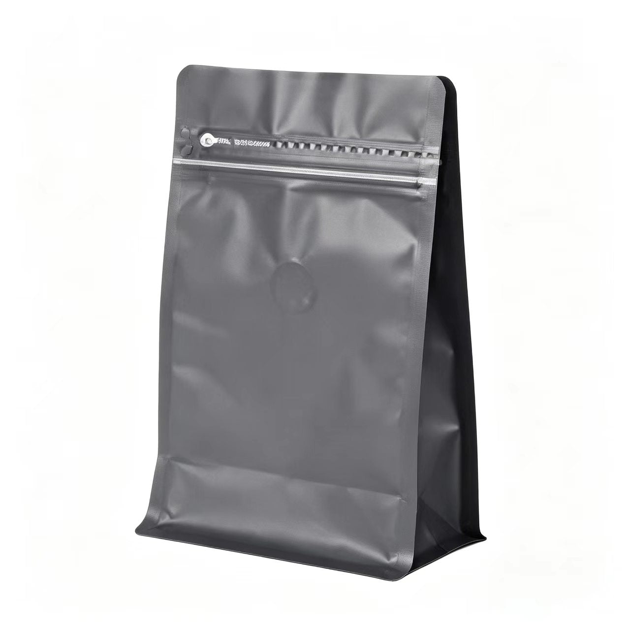 100 Bolsas para Café 250g Fondo Plano con Válvula, Easy Zipper y Sellado Térmico | Paquete de 100