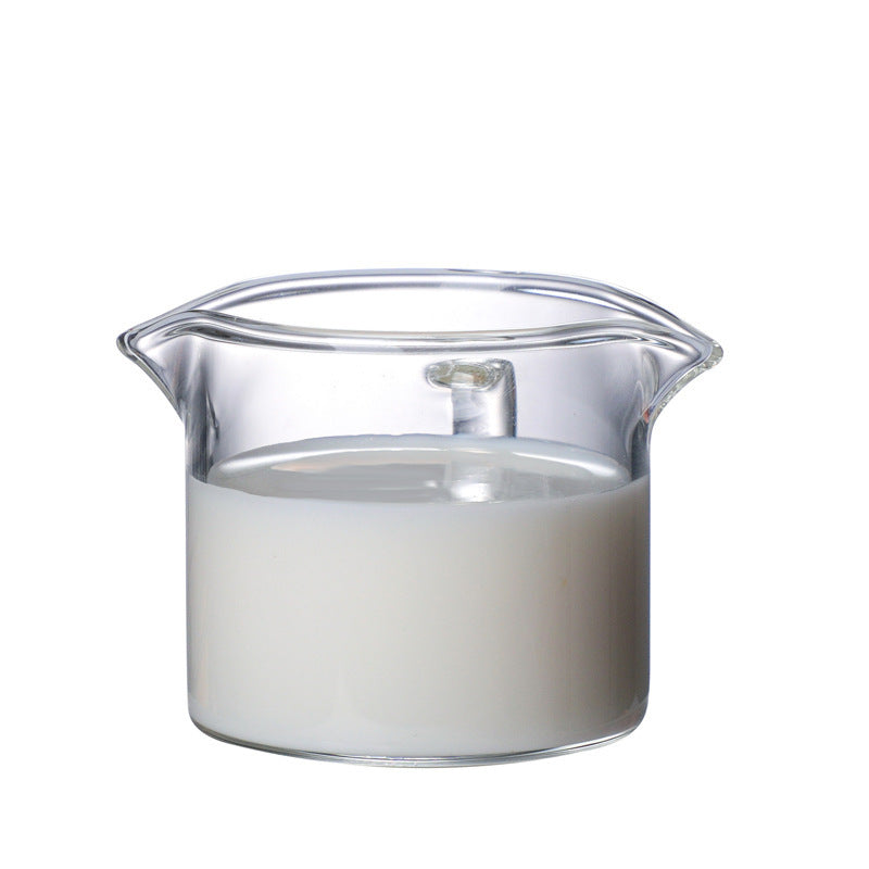 Recibidor de Vidrio para Espresso de 75ml｜Diseño de doble pico