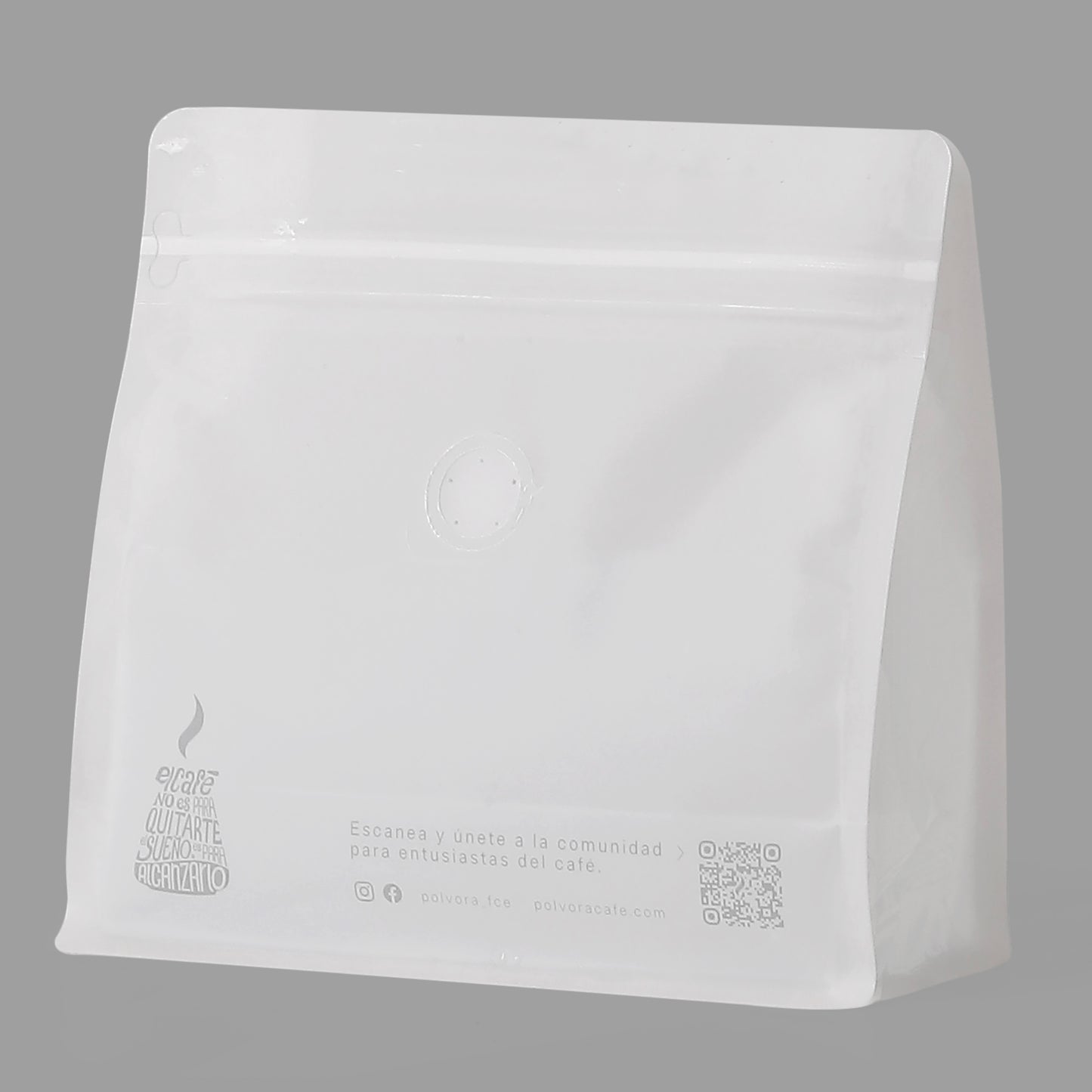 100 Bolsas Reciclables para Café 250g con Válvula