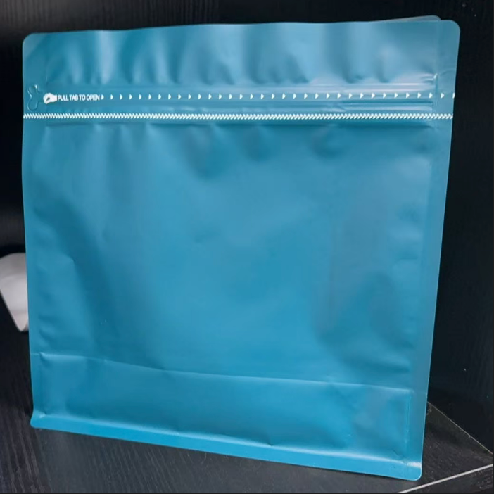 100pz Bolsas Cuadrada 250g con Válvula y Cierre Zipper